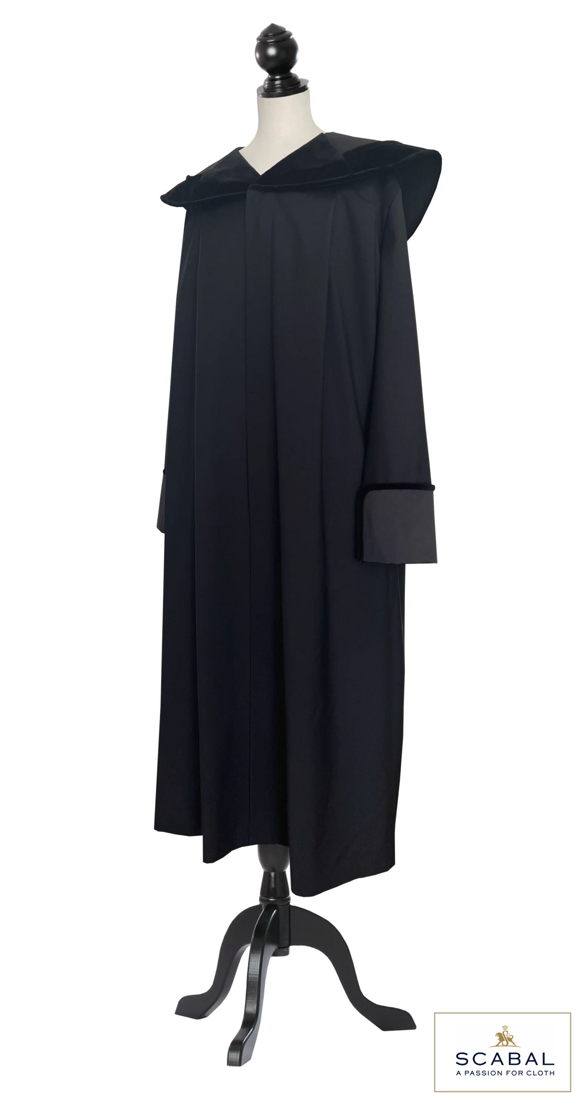 Österreichische Rechtsanwaltsrobe – Capri Cool Wool – Originalaufnahme mit Tuchhauszeichen