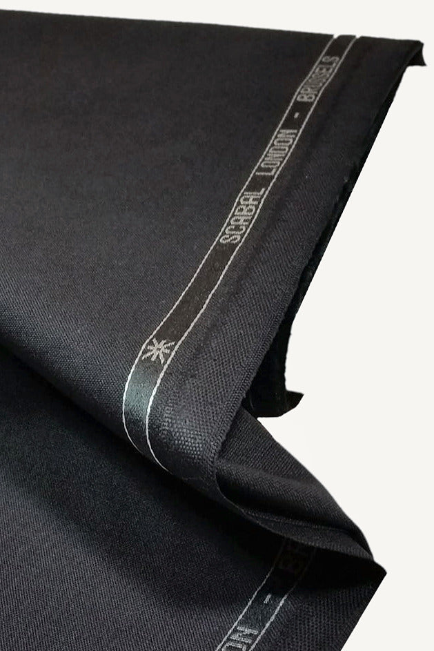 Scabal Capri Cool Wool – Tuch mit eingewebter Webkante, Nahaufnahme