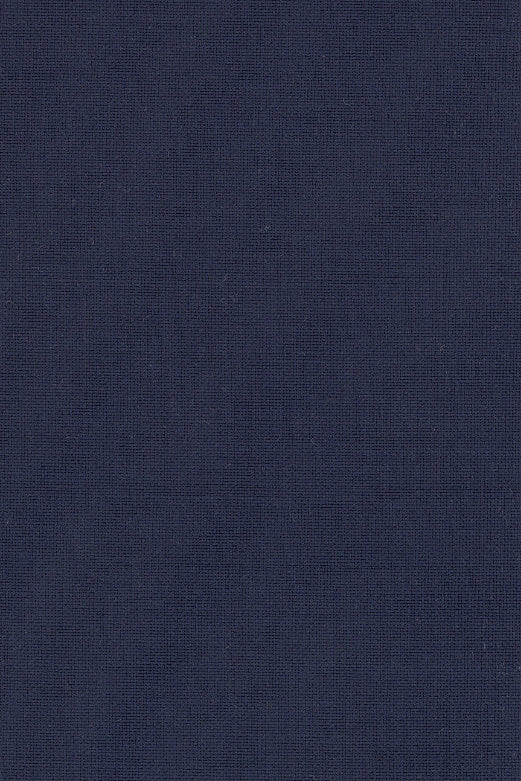 Scabal Capri Cool Wool, Dunkelblau – Tuch in Leinwandbindung, Nahaufnahme