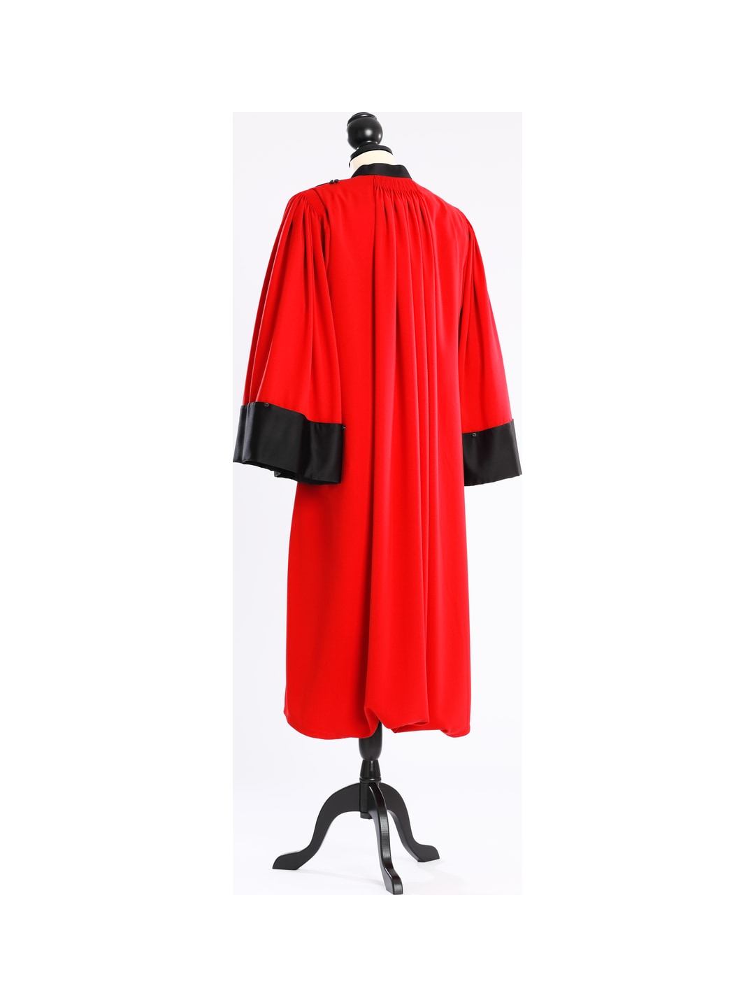 Juristische Robe Frankreich, Rückansicht