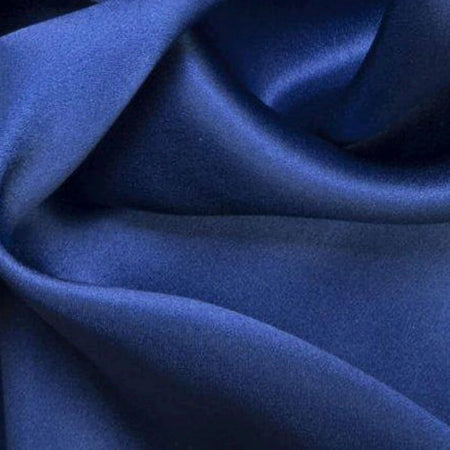 Seidenfutter in Royalblau