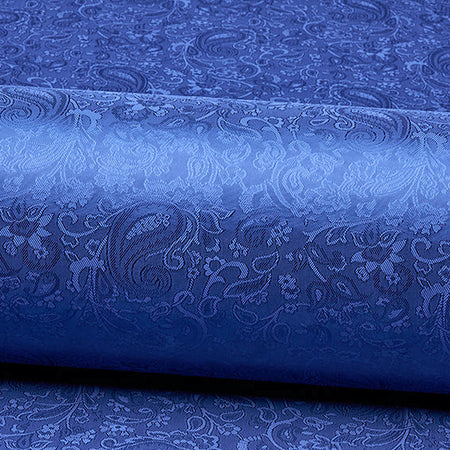 Viskosefutter mit Paisley-Muster in Royalblau