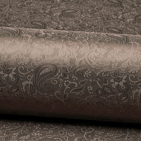 Viskosefutter mit Paisley-Muster in Umbra